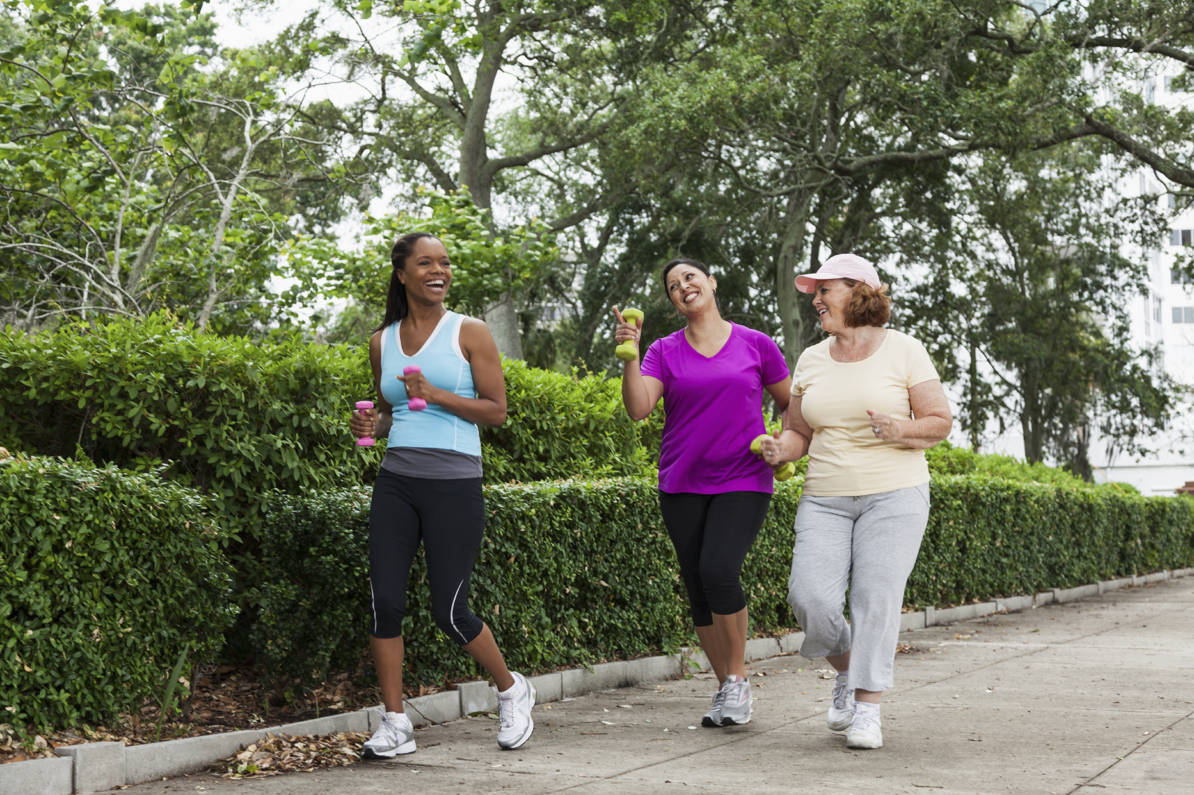 women exercising